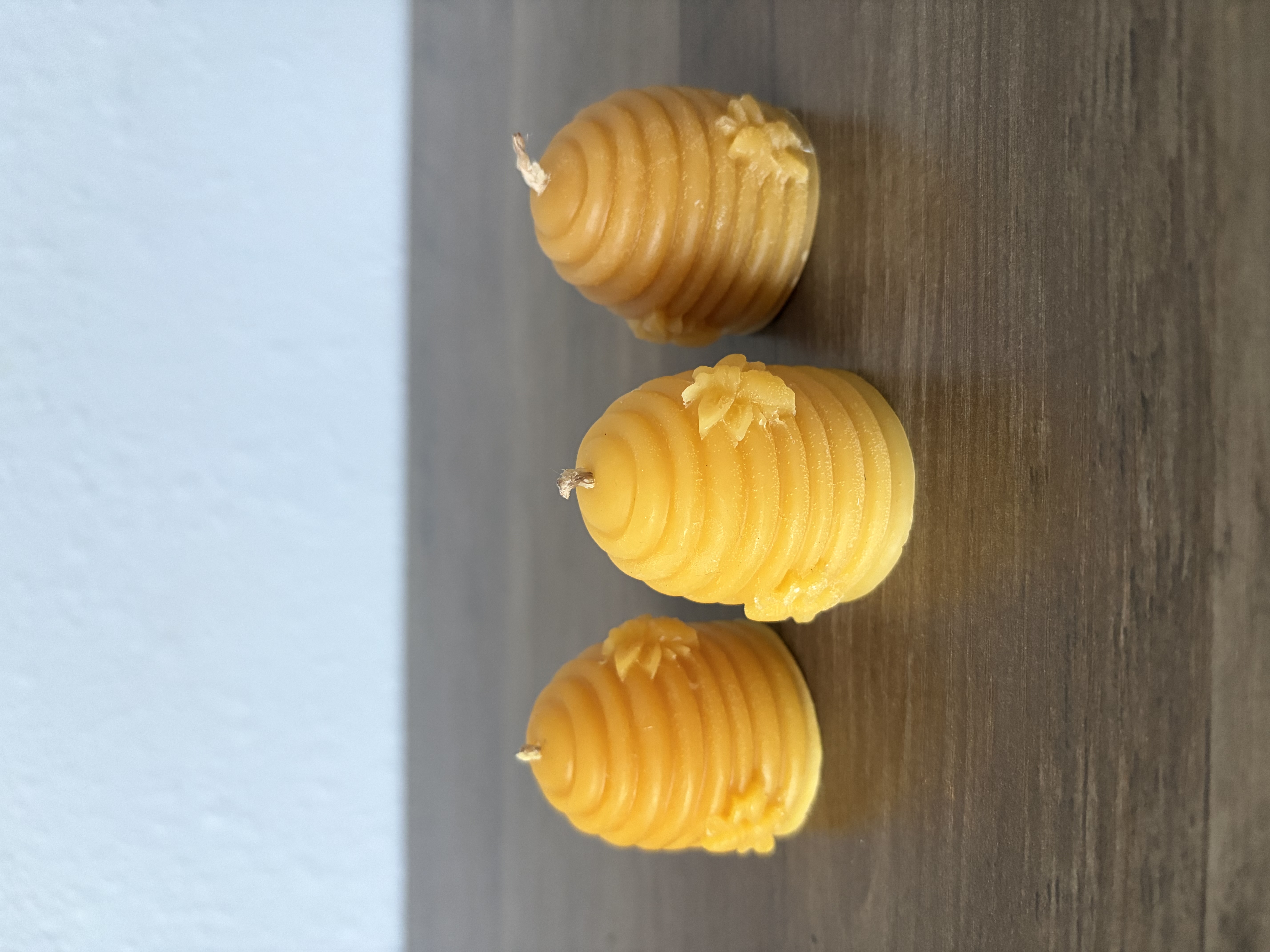 Skep w/Bees Beehive Candles